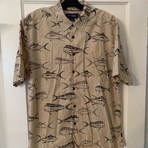 Cova Hawaiian Shirt Sportsfish Sz L
